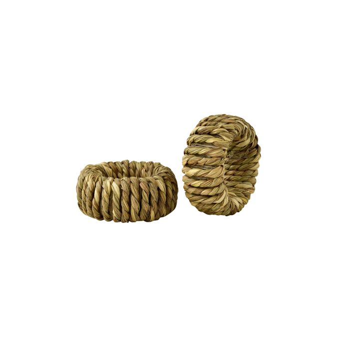 <span style="margin: 0px 0px 5px 0px; font-weight: 600; color:#81655d;">Item #: AR-19176</span><br />Jute And Resin Napkin Rings