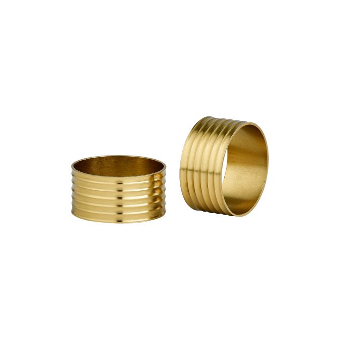<span style="margin: 0px 0px 5px 0px; font-weight: 600; color:#81655d;">Item #: AR-21633-A</span><br />Brass Napkin Rings