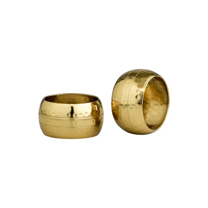 <span style="margin: 0px 0px 5px 0px; font-weight: 600; color:#81655d;">Item #: AR-21642-A</span><br />Brass Napkin Rings