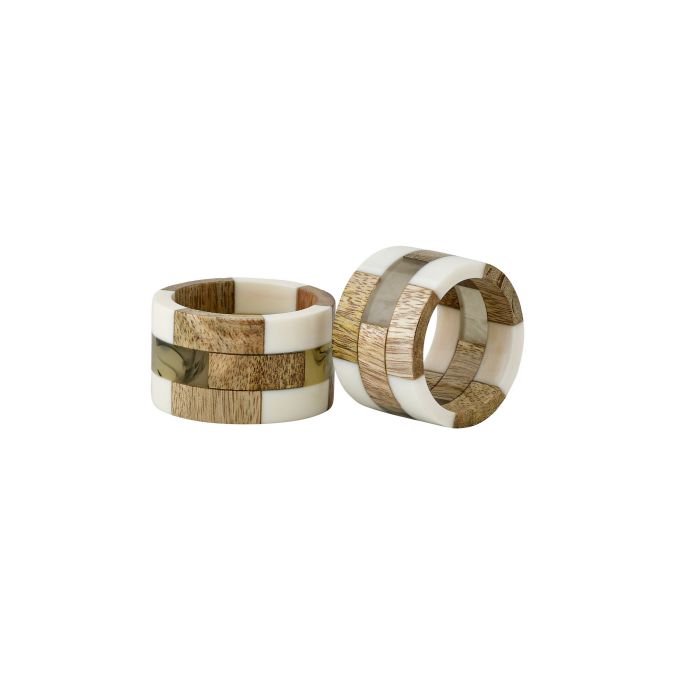 <span style="margin: 0px 0px 5px 0px; font-weight: 600; color:#81655d;">Item #: AR-21644</span><br />Jute And Resin Napkin Rings
